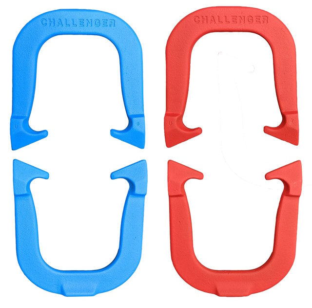 Challenger Horseshoes Two Pair Set (Red/Blue) - Great Prices! - Free  Shipping! - Horseshoes Online